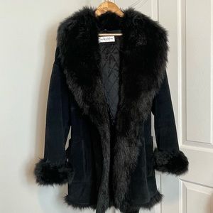 SUEDE PENNY LANE COAT